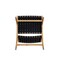 Manhattan Comfort Maintenon Leatherette Accent Chair in Black with Nature Feet ACCA03-NA - alternate 10